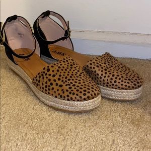 Leopard Wedges (only worn once)